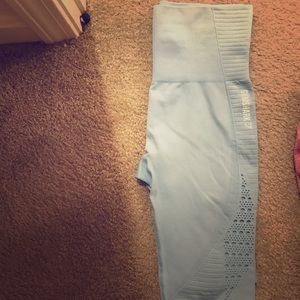 Gymshark seemless light blue size M